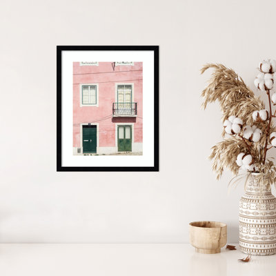 Reproduction d'art encadrée «Daisey Pink Parade» par Shot par Clint Wood