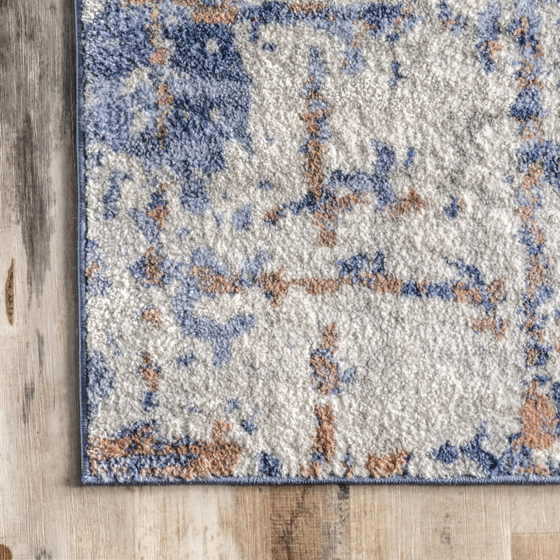 Tapis bleu clair, Rectangle 5 pi x 7 pi 5 po