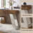 60" Farmhouse Console table with drawers and A-Shaped Base Sofa Table For Hallway, Entryway, Living Room-329420251