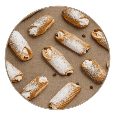  Tapis lavable Cannoli Desserts