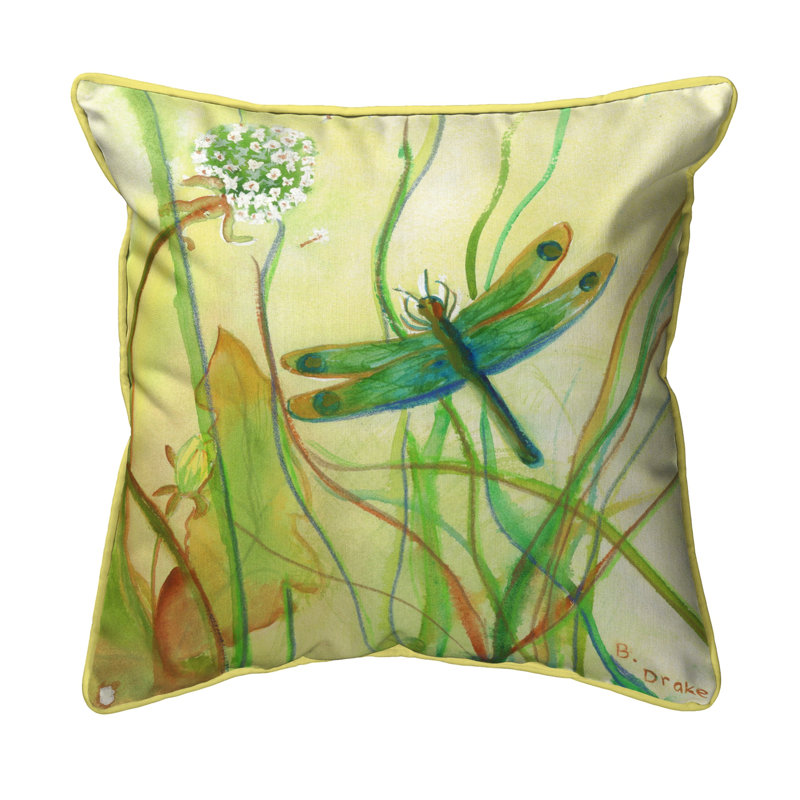 Coussin Dragonfly, 18 po x 18 po