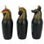 Ensemble de 3 pots canopic égyptiens de l’ensemble de figurine tomb du pharaon