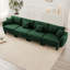 Canapé-lit 2 places avec accoudoirs en forme de coquillage et pieds cylindriques Boucle-1002754742-990336612