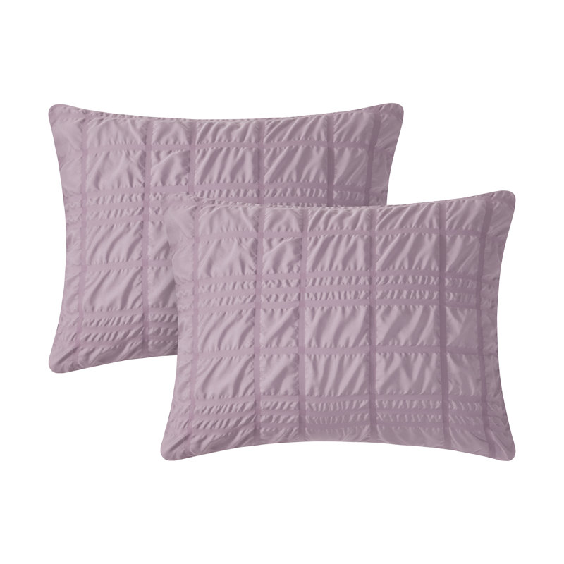 Adelle 8 Piece Mauve Bed-in-a bag, King Comforter + 7 Additional Pieces