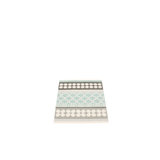 Asta Geometric Area Rug in Turquoise/Beige/Gray
