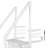 XtremepowerUS In-Pool Step Ladder with Handrails for Pools and Decks Up to 54" High