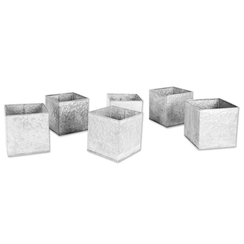 Sedbergh Metal Planter Box, 5" H x 5" W x 5" D