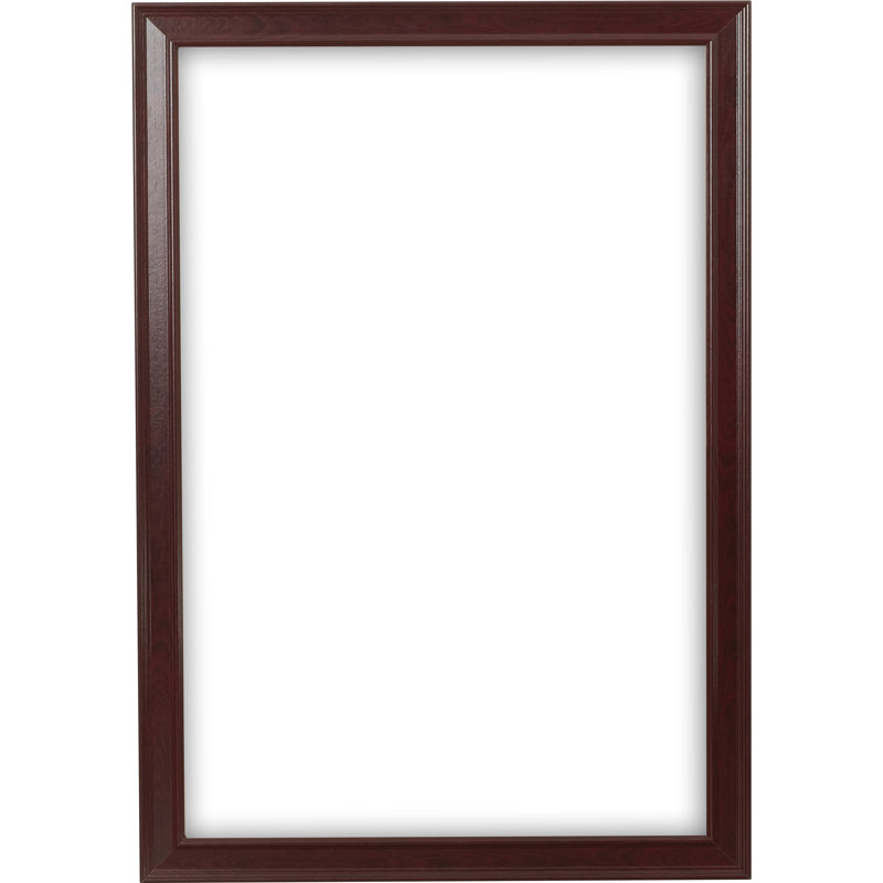 Cadre photo simple biseauté en acajou Vanourgen, 20 po x 30 po
