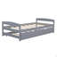 Lit plateforme simple avec lit gigogne simple-1322035581