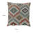 Housse et insert de coussin carré Zepta Bohemian-27173301-111314380