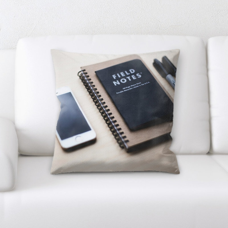 Microsuede Reversible Throw Pillow