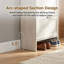 Armoire de rangement pour chaussures avec 2 tiroirs rabattables - peut contenir 16 paires pour le vestibule avec portes et tablettes réglables, range-chaussures