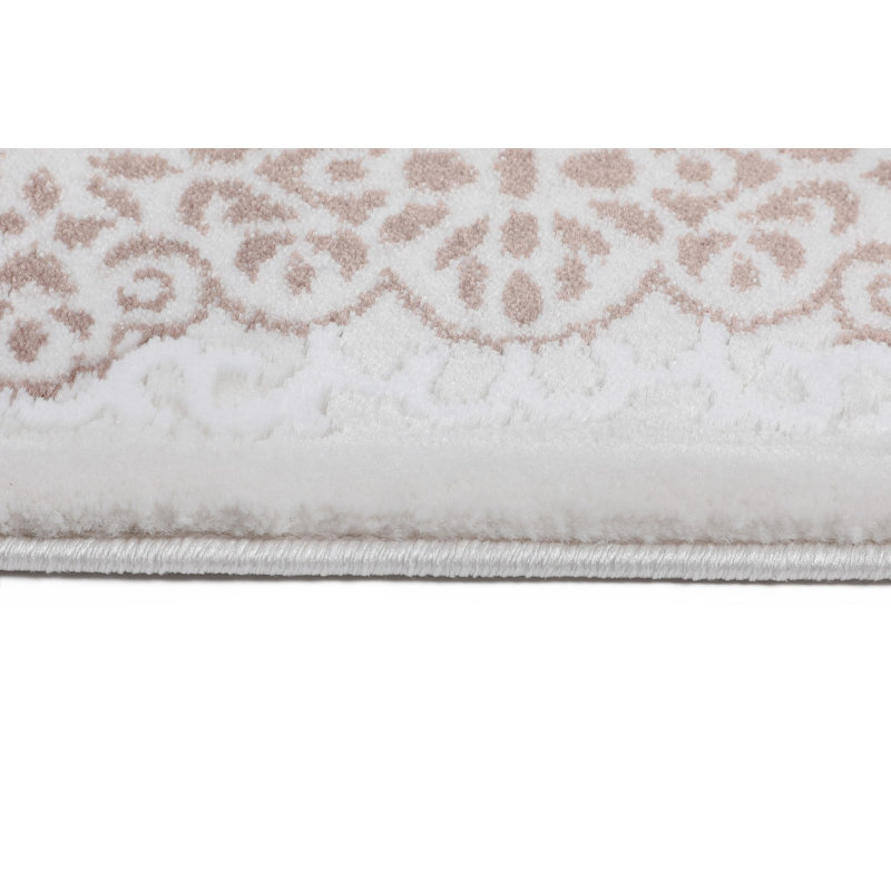 Tapis de couloir gris tissé à la machine 3 pi 3 po x 9 pi 10 po Rozell