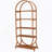 Versatile Display Rack,5-Tier Bookshelf,Compact Arched Bookcase