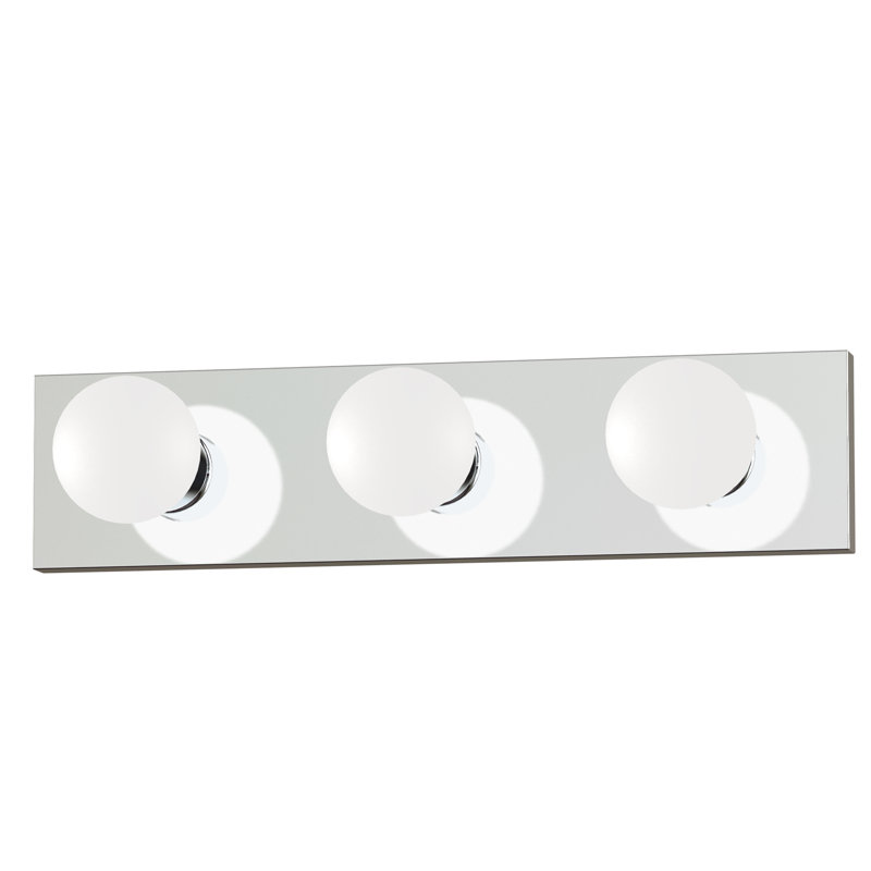 Blauvelt 3 - Light Dimmable Vanity Light, Polished Chrome