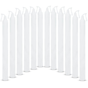 Unscented Taper Candle (Set of 12)