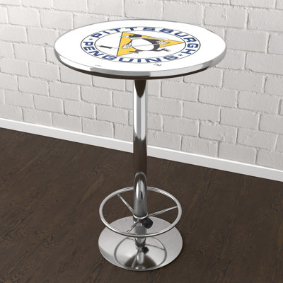 Table de bar avec repose-pieds Pittsburgh Penguins