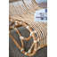 Chaise longue en rotin naturel Toomey