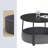 Round Center Table With Fabric Basket-578105207