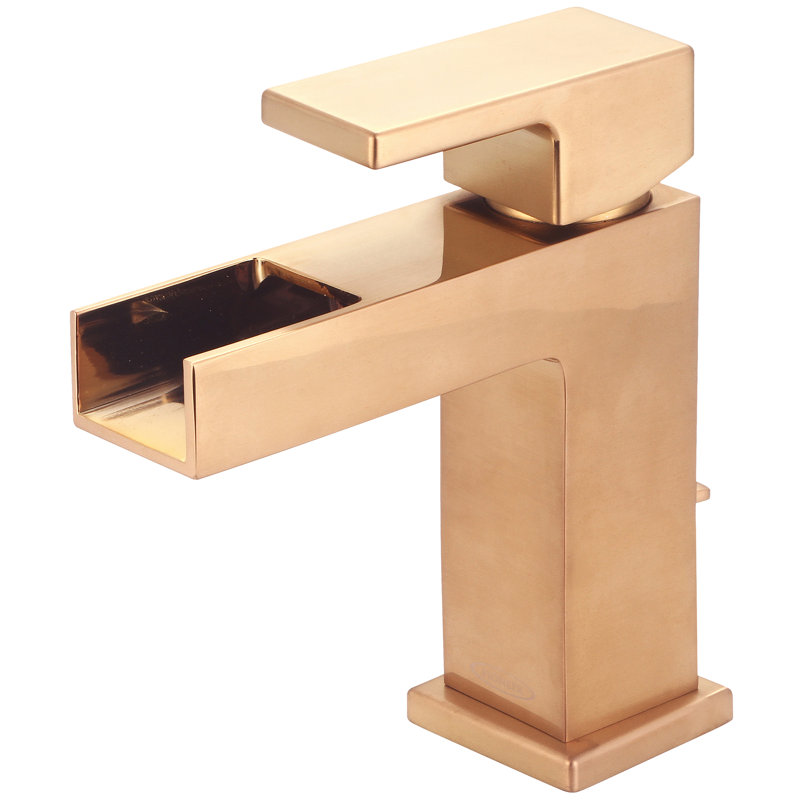 Single-handle Bathroom Faucet, Brushed Gold