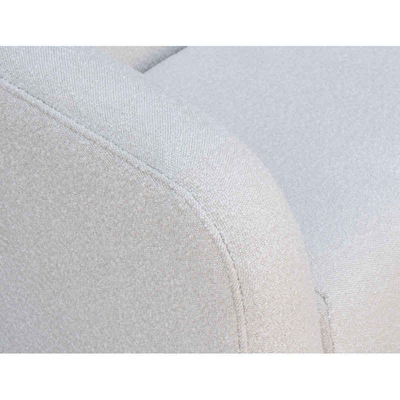 Fauteuil Bedfordshire, Mélange de polyester ivoire