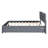 Upholstered Platform Bed with Trundle-158415128-158415129
