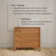 Commode à 3 tiroirs avec compartiment supérieur divisé Harbor-12141259