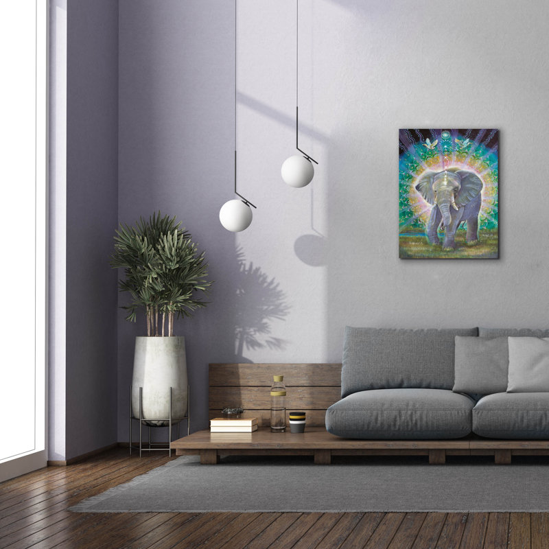 Toile épique Graffiti «Great Compassion» par Verena Wild, 26 po x 34 po, H 34 po x l 26 po