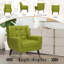 Jaqueze Upholstered Polyester Tufted Square Arm Accent chair-1875839033