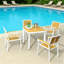 Outdoor Dining Furniture Set,5Pc Patio Table And Chairs Set