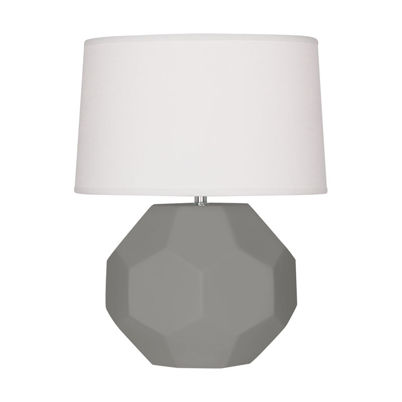 Franklin Table Lamp, 16.5" H x 12.5" W x 12.5" D, Peacock
