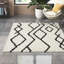 Tapis crème à poils longs Chandu-73636280