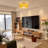 Glass Semi Flush Mount Yellow-126026815