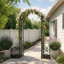 Autres éléments de décoration extérieure pour espace extérieur, 24,2 m (79,5 pi), comme sur la photo, avec cadre en métal, supports pour deux jardinières.