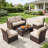 6 Inch Sunbrella Outdoor Chair Seat Back Cushion Set-1363617274-1349336607