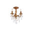 Lustre classique / traditionnel à 3 lumières de style bougie avec détails en cristal Ashmin-20209417-20209419-88957824