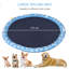 Dog Splash Pad Pet Sprinkler Mat for Garden Patio 170 cm Blue