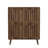 Medieval-Style Modern Shoe Cabinet, Upright Shoe Storage Unit With Vertical Grooved Finish, 31.5-Inch Walnut-Colored Shoe Cabinet, Suitable For Hallways, Passageways And Entrances.-414862558