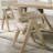 Contemporary Oak Veneer 7pc Dining Set