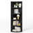 Finkel 66.9" H x 17.2" W Fan-Shaped 6-Tier Corner Bookcase-518053611