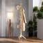 8 - Hook Wooden Coat Stand With Adjustable Height Hallway Entryway Furniture