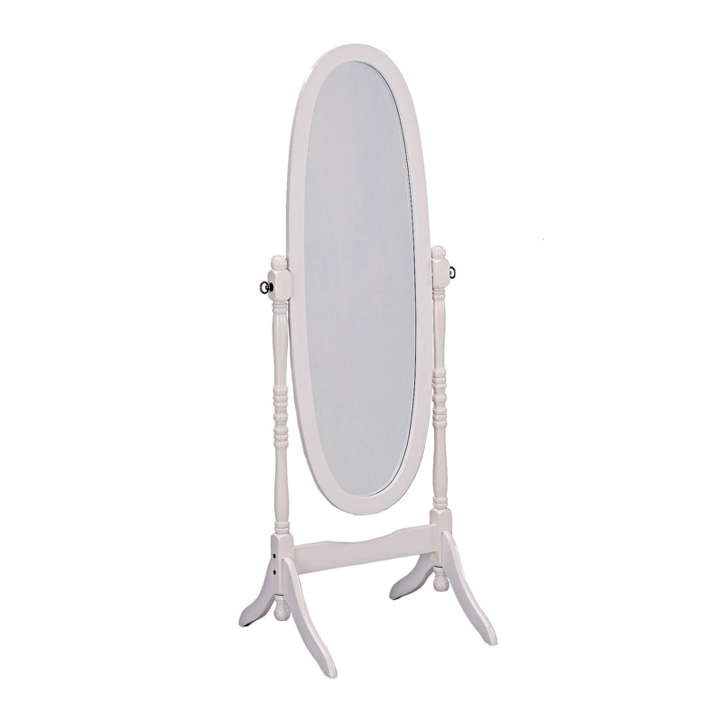 Miroir de plancher, Blanc