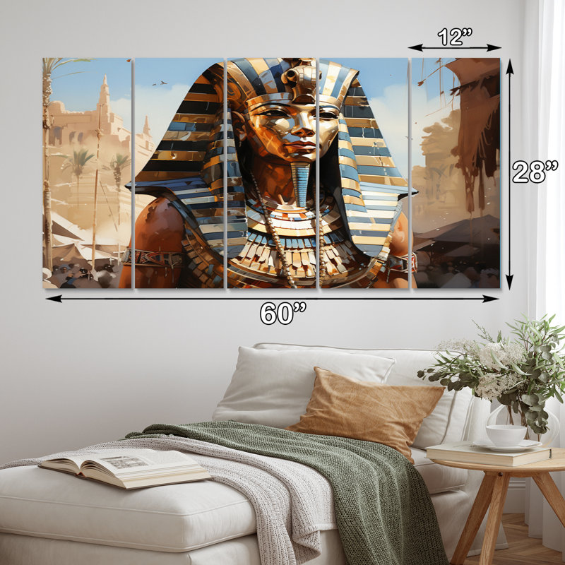Égypte ancienne Égypte - ensemble de reproductions d'art en métal Égypte