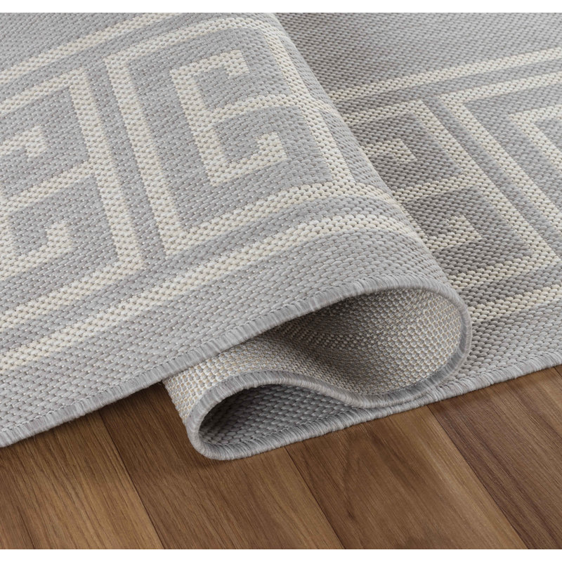 Atilla Geometric Indoor / Outdoor Area Rug, Rectangle 120 x 170cm