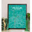 Prague City Map - Unframed Graphic Art Print on Paper-78953614-60943695