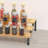 Freestanding Bamboo Spice Rack with Adjustable Racks