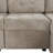 82.6" L-Shape Sofa Bed Pull-Out Sleeper Sofa With Wheels, USB Ports, Power Sockets For Living Room-204124143