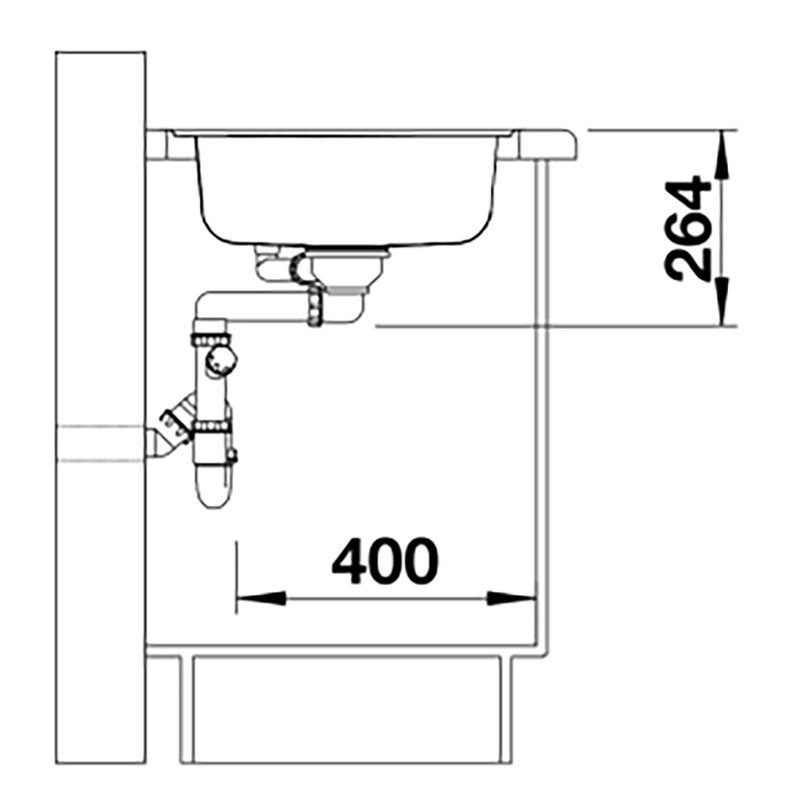 Lantos 93 x 51cm Inset Kitchen Sink
