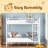 Full Over Full Metal Bunk Bed-1238184719