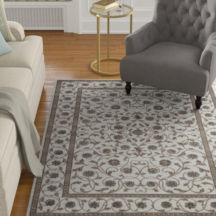 Ackermanville Ivory/Cream Bone Area Rug